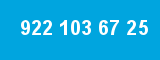 922 103 67 25